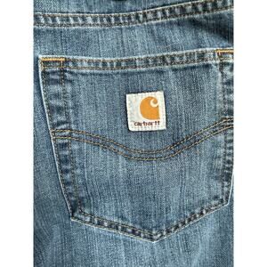Carhartt Relaxed Fit Jeans Men’s Size 38X32 Blue Straight Leg Denim Med Wash